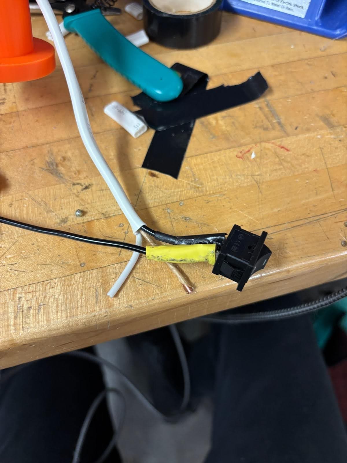 Complete BloomLight assembly with all electrical components wired